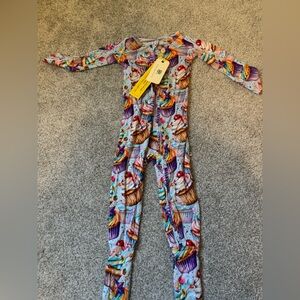 Cupcake Delight Kids Footie Pajamas